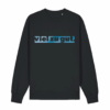 viel zu gut. Crewneck-Sweater "Himmelblau" in schwarz