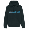 viel zu gut. Hoodie "Himmelblau" in schwarz
