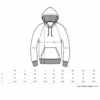 Größentabelle Hoodie